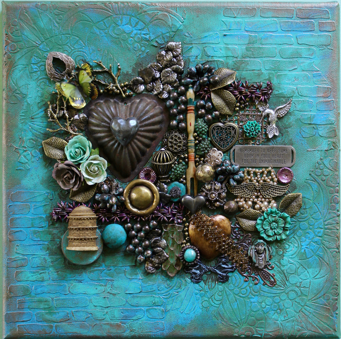 3D Clay Wall Art Clay Wall Decor Polymer Clay Art Clay Assemblage